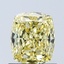 1.05 Ct. Fancy Intense Yellow Cushion Lab Grown Diamond