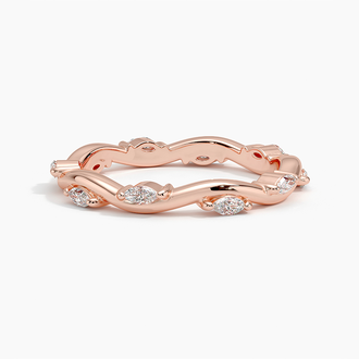 Winding Willow Eternity Diamond Ring (1/3 ct. tw.) in 14K Rose Gold