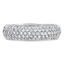 Custom Multi-Row Pave Set Wedding Band