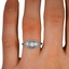 The Inna Ring, smallzoomed in top view on a hand