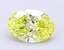 1.22 Ct. Fancy Vivid  Yellow Oval Lab Grown Diamond