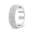 Five Row 3/4 Coverage Diamond Ring, smallside view