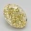 2.62 Ct. Fancy Vivid Yellow Oval Lab Grown Diamond