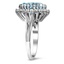 The Nanie Ring, smalltop view on a hand