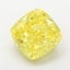 6.52 Ct. Fancy Yellow Cushion Lab Grown Diamond