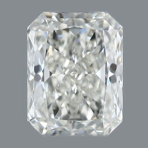 Radiant diamond — real photo