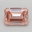 2.85 Ct. Fancy Vivid  Pink Emerald Lab Grown Diamond