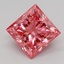 2.02 Ct. Fancy Vivid Pink Princess Lab Grown Diamond