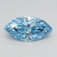 0.71 Ct. Fancy Vivid Blue Marquise Lab Grown Diamond