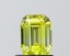 0.81 Ct. Fancy Intense Yellow Emerald Lab Grown Diamond