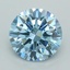 3.05 Ct. Fancy Intense  Blue Round Lab Grown Diamond
