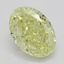 1.01 Ct. Fancy Yellow Oval Diamond
