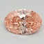 1.50 Ct. Fancy Vivid Pink Oval Lab Grown Diamond
