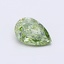 0.56 Ct. Fancy Vivid  Green Pear Lab Grown Diamond