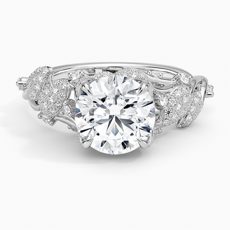 Platinum Luxe Canopy Diamond Ring