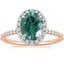 14K Rose Gold Mixed Metal Waverly Diamond Ring (1/2 ct. tw.), smalltop view