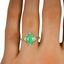 The Tasanee Ring, smallzoomed in top view on a hand