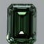 3.02 Ct. Fancy Vivid Green Emerald Lab Grown Diamond