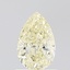0.77 Ct. Fancy Light Yellow Pear Lab Grown Diamond