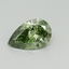 1.02 Ct. Fancy Vivid Green Pear Lab Grown Diamond