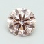 1.52 Ct. Fancy Intense Pink Round Lab Grown Diamond