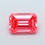 1.17 Ct. Fancy Vivid Pink Emerald Lab Grown Diamond