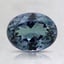 8.1x6.2mm Unheated Parti-Color Oval Tanzanite