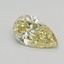 0.44 Ct. Fancy Intense Yellow Pear Lab Grown Diamond