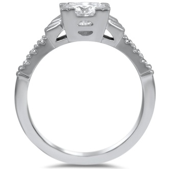 Custom Vintage Moissanite Ring
