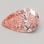 0.56 Ct. Fancy Vivid Pink Pear Lab Grown Diamond