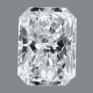 Radiant diamond — real photo