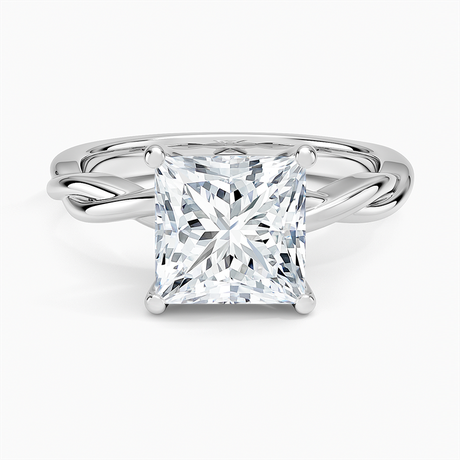 Twisted Vine Engagement Ring - Solitaire