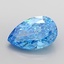 3.11 Ct. Fancy Vivid None Blue Pear Lab Grown Diamond