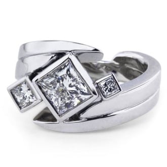 Custom Modern Jacket Wedding Band