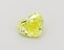 1.09 Ct. Fancy Vivid  Yellow Heart Lab Grown Diamond