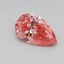 0.40 Ct. Fancy Vivid Pink Pear Lab Grown Diamond