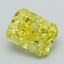 2.11 Ct. Fancy Vivid Yellow Radiant Lab Grown Diamond