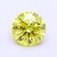 1.01 Ct. Fancy Vivid  Yellow Round Lab Grown Diamond