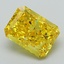 2.37 Ct. Fancy Vivid Yellow Radiant Lab Grown Diamond
