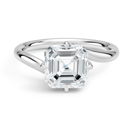 18K White Gold Atelier Solitaire Ring