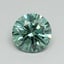 0.71 Ct. Fancy Vivid Pacific Green Round Lab Grown Diamond
