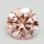 2.00 Ct. Fancy Intense Pink Round Lab Grown Diamond