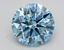 2.05 Ct. Fancy Vivid Blue Round Lab Grown Diamond