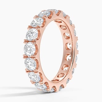 Quinn Lab Diamond Eternity Ring (3 ct. tw.) in 14K Rose Gold