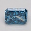 1.02 Ct. Fancy Vivid Blue Radiant Lab Grown Diamond