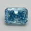 2.00 Ct. Fancy Vivid Blue Radiant Lab Grown Diamond