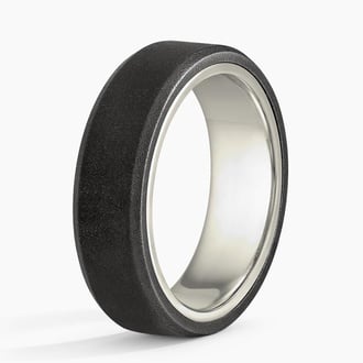 Jett Black 7mm Wedding Ring