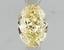 1.04 Ct. Fancy Vivid Yellow Oval Lab Grown Diamond
