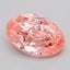 1.52 Ct. Fancy Vivid  Pink Oval Lab Grown Diamond