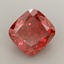 6.05 Ct. Fancy Vivid Red Cushion Lab Grown Diamond
